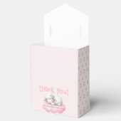 Zoet Roze Baby Lamb Meisje Baby shower Bedankdoosjes (Geopend)