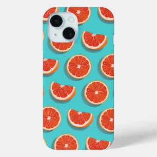 Zoet sappig Oranje patroon iPhone 15 Case