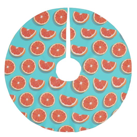 Zoet sappig Oranje patroon Kerstboom Rok (Voorkant)