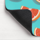 Zoet sappig Oranje patroon Muismat (Hoek)