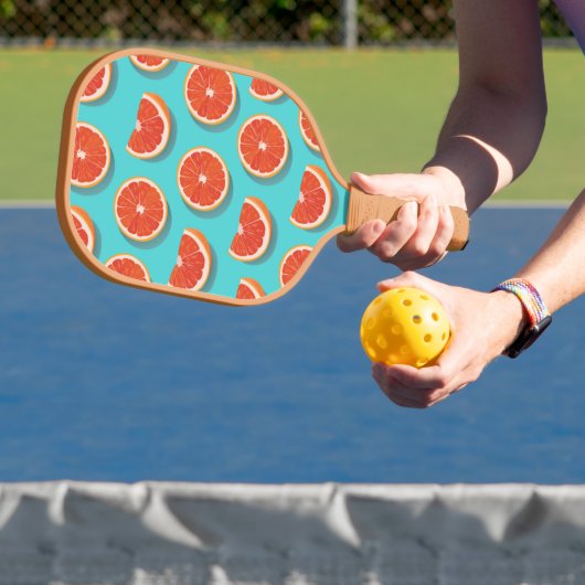 Zoet sappig Oranje patroon Pickleball Paddle (Insitu)