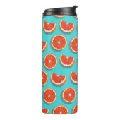 Zoet sappig Oranje patroon Thermosbeker (Gedraaid links)