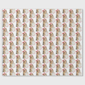 Zoet Sheltie Wrapping Paper Cadeaupapier (Vlak)