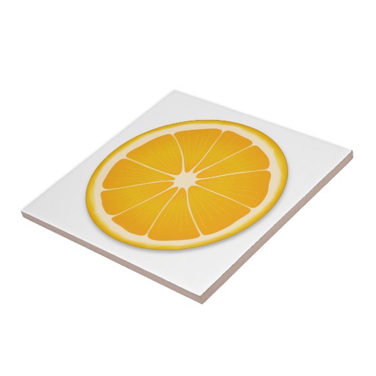 Zoet Sinaasappel Citrus Fruit Keuken en Tuin Tegeltje (Zijkant)