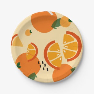 Zoet Sinaasappel fruit Papier Bord