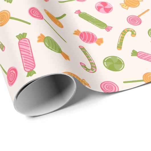 Zoet Snoep Cadeaupapier (Rol Hoek)