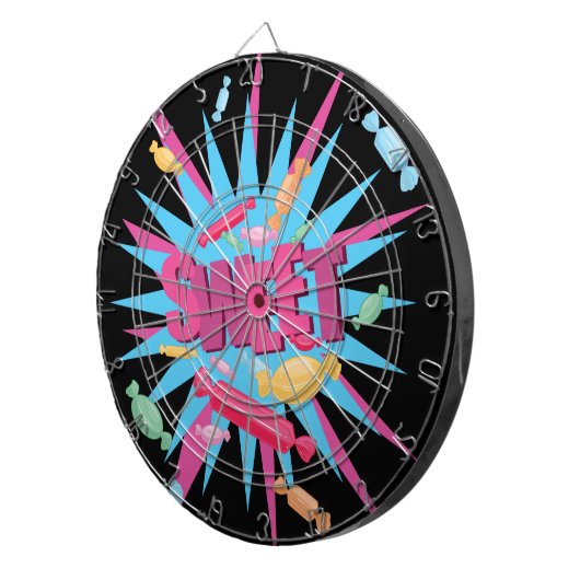 Zoet Snoep Dartbord (Voorkant Rechts)