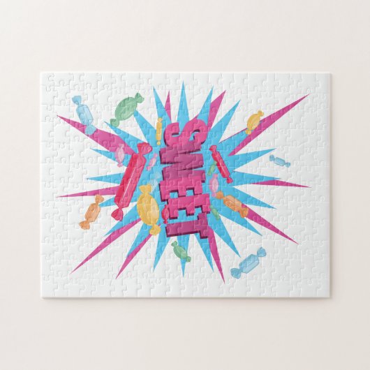 Zoet Snoep Legpuzzel (Horizontaal)