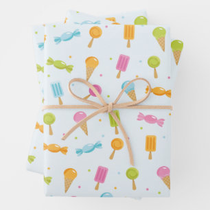 Zoet Snoep Patroon Cadeaupapier