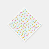 Zoet Snoep Patroon servetten (Hoek)