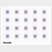 Zoet Snoep Ronde Sticker (Vel)