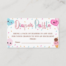 Zoet Snoep strooit Luier Raffle Baby shower
