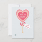 Zoet Snoep | Valentijn klaslokaal Kaart (Voorkant)