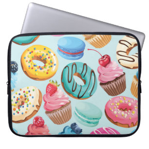 Zoet snoepgoed: Patroon van Verrukking. Laptop Sleeve