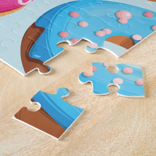 Zoet snoepgoed: Patroon van Verrukking. Legpuzzel (Zijkant)