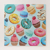 Zoet snoepgoed: Patroon van Verrukking. Legpuzzel (Verticaal)