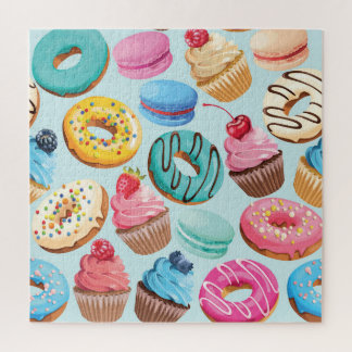 Zoet snoepgoed: Patroon van Verrukking. Legpuzzel