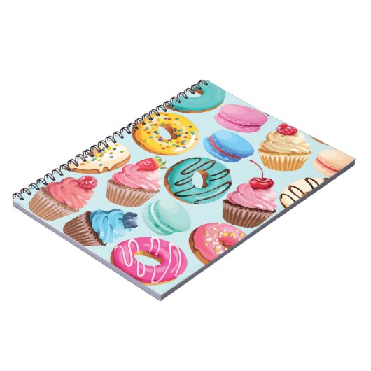 Zoet snoepgoed: Patroon van Verrukking. Notitieboek (Linkerzijde)