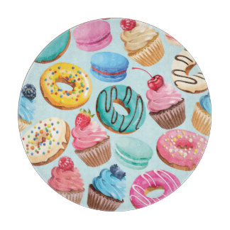 Zoet snoepgoed: Patroon van Verrukking. Snijplank