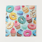 Zoet snoepgoed: Patroon van Verrukking. Wandkleed (Voorkant)