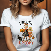 Zoet & Spookachtig Vintage Halloween Tri-Blend Shirt