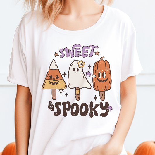 Zoet & Spooky Retro Halloween Tri-Blend Shirt
