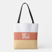 Zoet & Spooky Tote Bag (Achterkant)