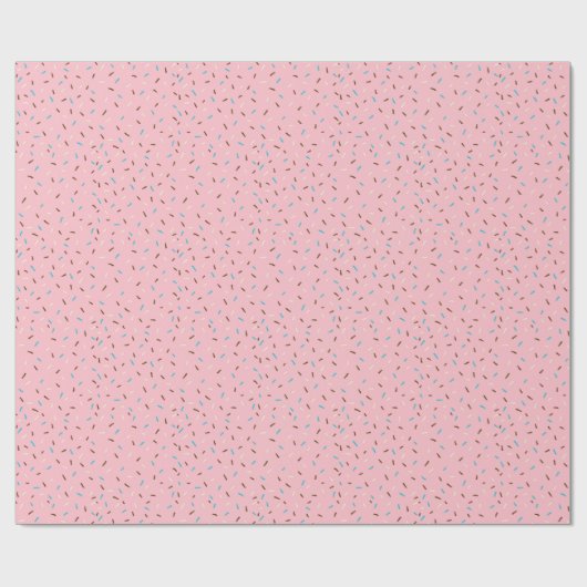 Zoet strooipapier inpakpapier (aardbeienroze) (Vlak)