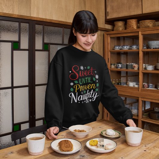 Zoet tot bewezen stout | Familie Kerst T - shirts