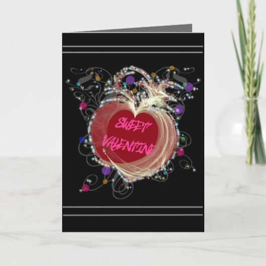 ZOET VALENTIJN FEESTDAGEN KAART (Voorkant)