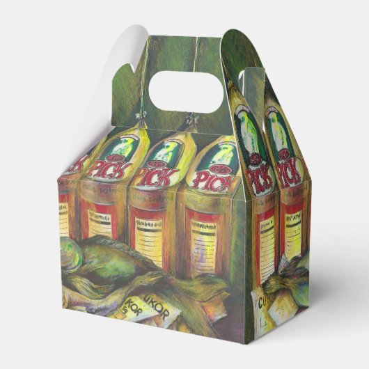 Zoet vlees bedankdoosjes (Voorkant Zijde)