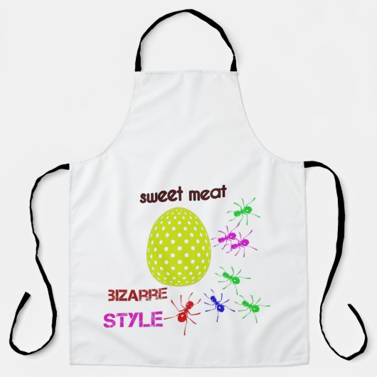 zoet vlees schort (Voorkant)