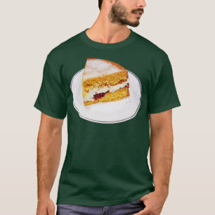 Zoet voedsel Victoria Spons Slice of Cake T-shirt