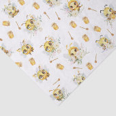 Zoet voor bijen' verjaardagscadeau tissuepapier (Detail)