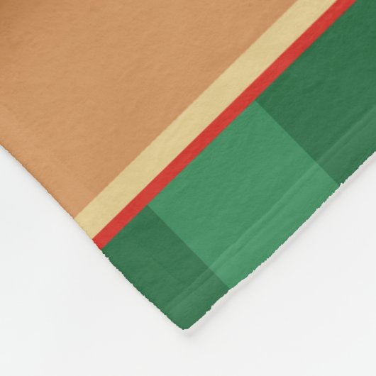 zoet voor kerstgebak fleece deken (Hoek)