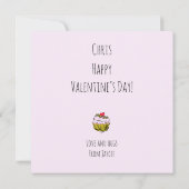 Zoet voor mijn Sweet Valentijns Kaart (Achterkant)