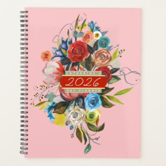 Zoet Watercolor Boeket Dagplanner 2026 Planner
