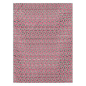 Zoet watermelon op Stripes Black & White Pattern Tafelkleed (Voorkant)