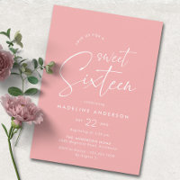 Zoet Zestien | Modern Girly Pink 16e verjaardag