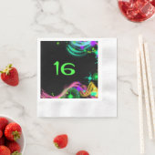 Zoet Zestien, Verf Splatter, Aangepast Servet (Insitu)