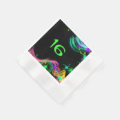 Zoet Zestien, Verf Splatter, Aangepast Servet (Hoek)