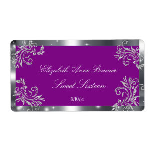 Zoet Zestien, Zilveren Glitter, Douane, Water Etiket