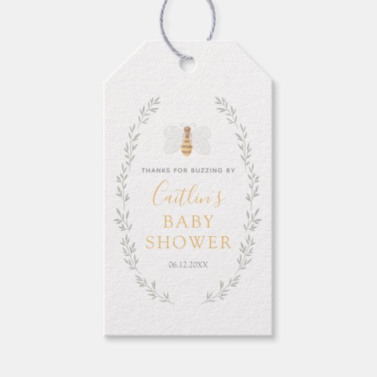 Zoet zo goed als Baby shower Gift Labels Cadeaulabel (Voorkant)
