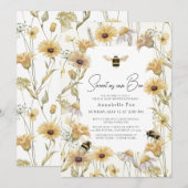 Zoet zo goed als Chamomile Virtual Baby shower Kaart (Voorkant / Achterkant)