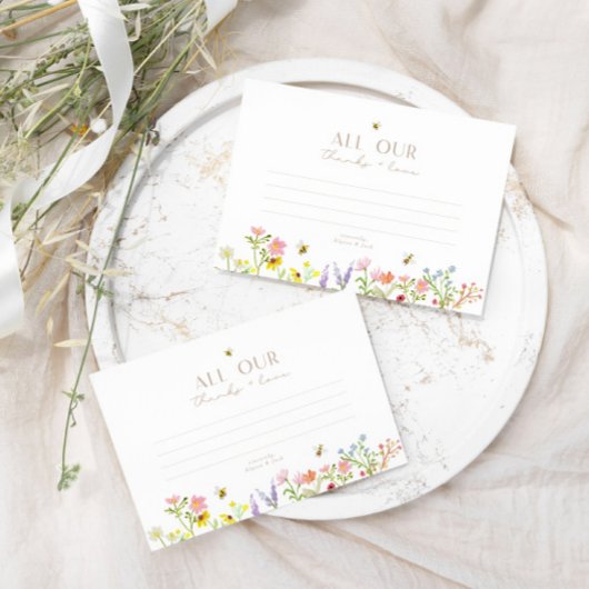 Zoet zo modern kan zijn minimaal dank u informatiekaartje