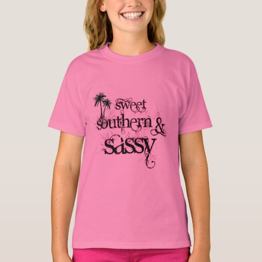 Zoet, Zuid en Sassy T-shirt (Voorkant)