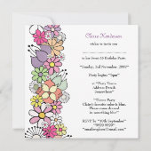 Zoete 16 16e verjaardag Aangepaste uitnodiging (Achterkant)