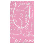 Zoete 16 Aangepaste kleur Klein Cadeauzakje (Voorkant)