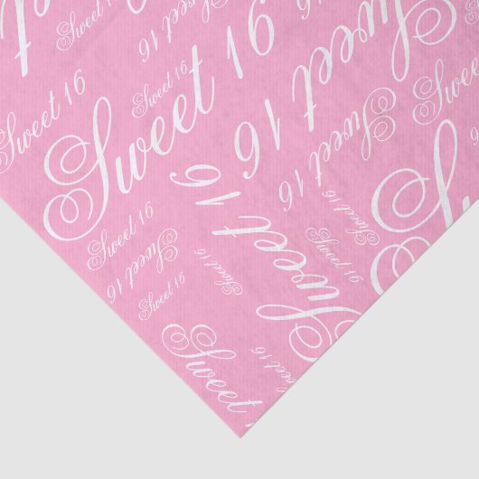 Zoete 16 Aangepaste kleur Tissuepapier (Detail)