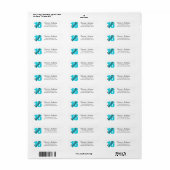 Zoete 16 Adresetiketten Etiket (Full Sheet)